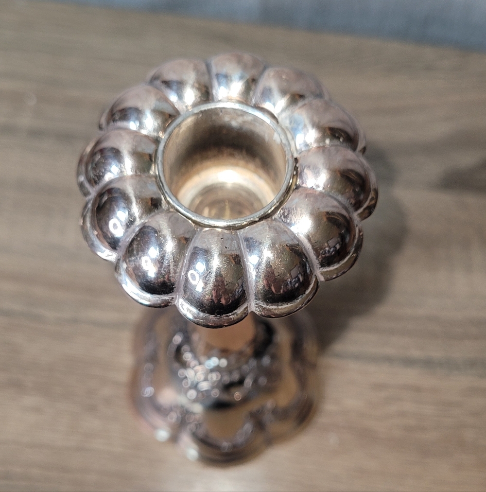 Brighton Ornate Silver-Tone Decorative Candle Holder Cinderella - Picture 4 of 9